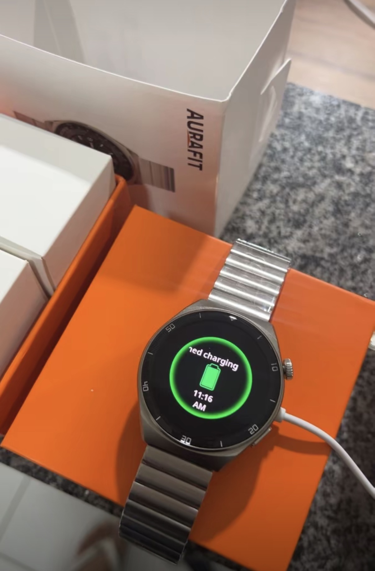 Foto enviada por Vinicius S. do Aurafit Smartwatch AM05